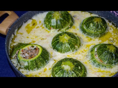 Видео: Секрет вкусных фаршированных кабачков по-гречески / Греческая кухня