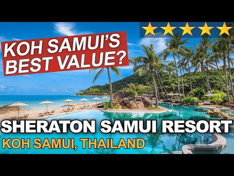 Видео: SHERATON SAMUI RESORT ░ Ко Самуи, Таиланд ░ Лучший 5-звездочный курорт на Самуи по соотношению це...