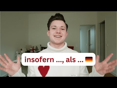 Видео: Конструкция insofern ..., als ...  (Deutsch C1, C2)