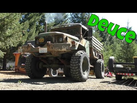 Видео: Прогулка: ULTIMATE военный грузовик 1970 года, Deuce and a Half