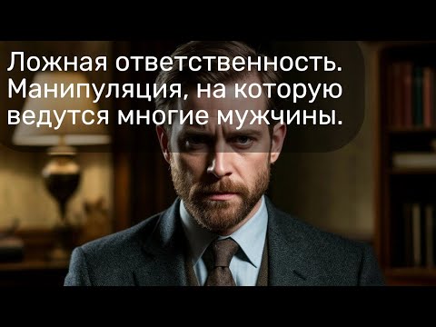 Видео: Ложная ответственность. Манипуляция, на которую ведутся многие мужчины. 
