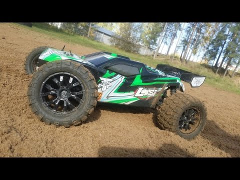 Видео: ВАЛЯЩИЙ Лосяра ... Тест-драйв Losi TEN-MT RC car 1/10 4WD