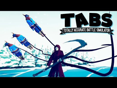 Видео: ЕГО НЕ ОСТАНОВИТЬ! Настоящий СЛЕНДЕРМЕН С КОСОЙ в Игре Totally Accurate Battle Simulator TABS/ТАБС