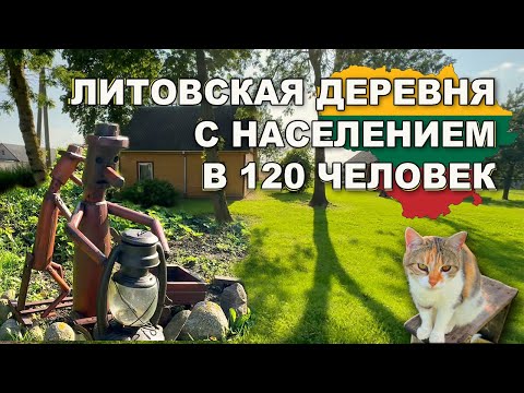 Видео: Литва: Грибы. Деревянные человечки. Деревня. Хвост бобра на гриле.