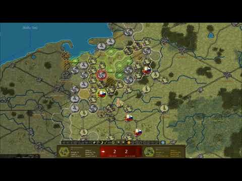 Видео: Strategic Command WW1. Ход 3. прохождение за Антанту.