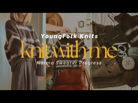 Видео: Вяжем свитер «Норма» | Чат о ходе вязания + Уютное вязание со мной