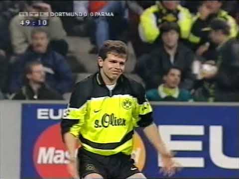 Видео: ЛЧ 1997 98 1гр этап группа A 4 тур  Боруссия Д Парма  фрагменты