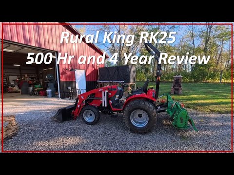 Видео: #325: Rural King RK25 / TYM T25 500 часов и 4 года обзора