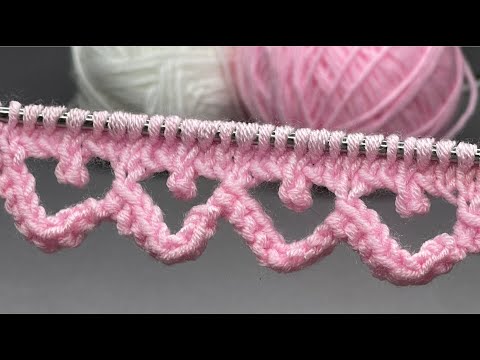 Видео: Я ПРИДУМАЛА новый наборный край СЕРДЕЧКИ