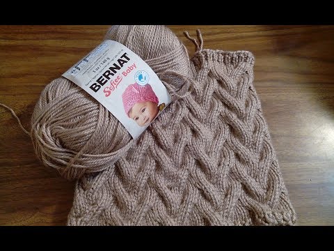 Видео: Снуд в один оборот и Варежки. Часть 2 \\Комплект \\ Коса с тенью