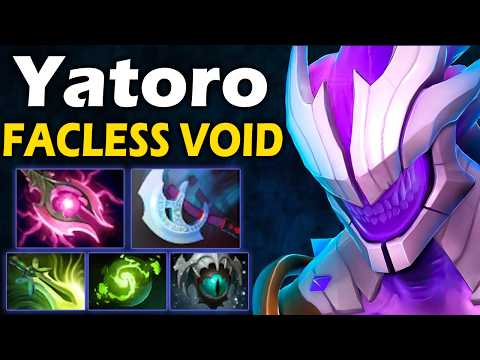 Видео: Яторо на Новом Сигнатурном Сильнейшем Войде - Yatoro Faceless Void 7.36 ДОТА 2