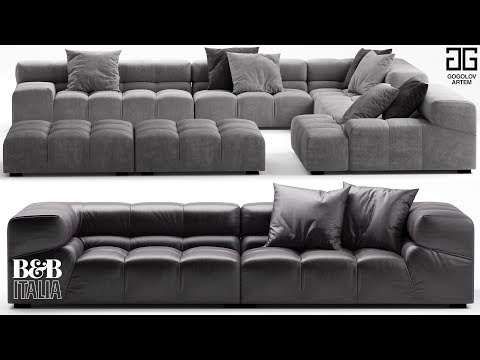 Видео: №73. Sofa modeling "Bebitalia tufty time leather" в 3d max и marvelous designer