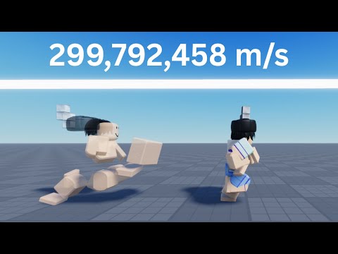 Видео: Что если бы Roblox симулировал скорость света?