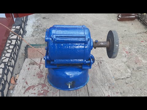 Видео: Наждак из двигателя от стиральной машинки /  Emery from the engine from the washing machine