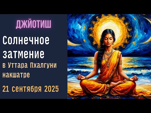 Видео: ⚡Солнечное затмение в Уттара Пхалгуни 21 сентября 2025 | Прогноз и Результаты | Джйотиш