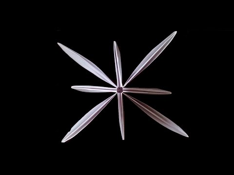 Видео: Восьмиконечная звезда оригами, eight-pointed star origami