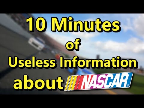 Видео: 10 минут бесполезной информации о NASCAR