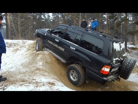 Видео: Жесть! Заруба на все бабки! Land Cruiser 105, Гелик, Bighorn, Pajero 3. Поломали Бига. Offroad