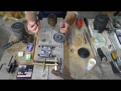 Видео: Замена подшипников в двигателе вентилятора #Replacing bearings in the fan motor #轴承更换