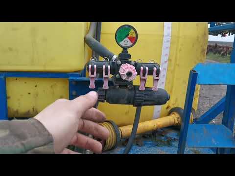 Видео: Обзор опрыскивателя ОПШ 22/2500 Сальсксельмаш по просьбе товарища.