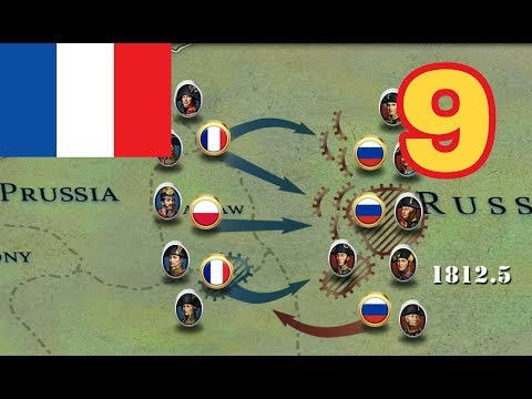 Видео: Russian campaign. Кампания Франции - #9. European war 6