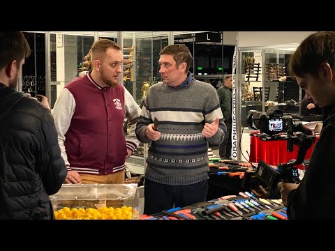 Видео: Обзор стенда "Русский булат", выставка "Клинок" весна 2023. Самый большой ассортимент - нам 30 лет!