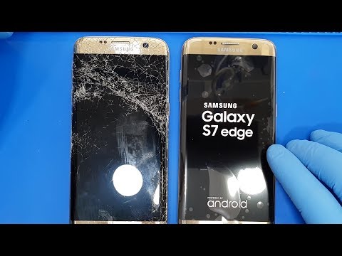 Видео: Замена экрана Samsung Galaxy S7 Edge