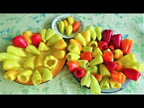 Видео: Заморозила Болгарский перец для голубцов, долма, толма, сарма. Лёгкий и простой способ