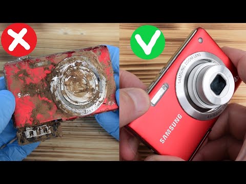 Видео: Восстановление фотоаппарата SAMSUNG. Ремонт фотоаппарата SAMSUNG. Repair of SAMSUNG camera.