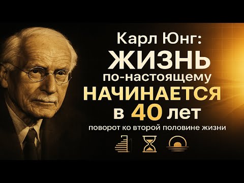 Видео: Карл Юнг: почему жизнь по-настоящему начинается после 40 — индивидуация, Тень и вторая половина пути