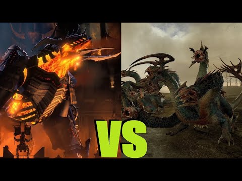 Видео: Разрушитель К`дааи vs Харибда: Total War Warhammer 3. Immortal Empires. тесты юнитов v 3.0.0