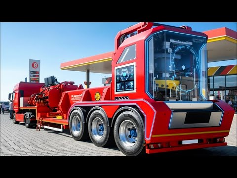 Видео: Невероятные изобретения в области грузовиков, которые вы должны увидеть | Транспортные технологии...