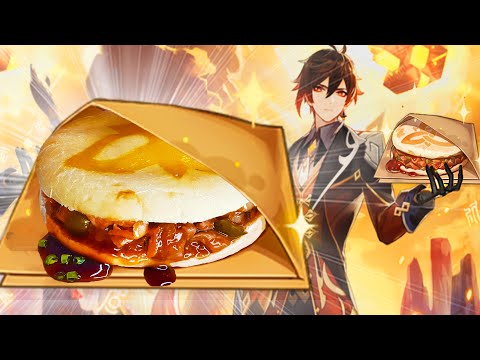 Видео: ПОВТОРЯЮ Лепешку МОРА из игры Genshin Impact