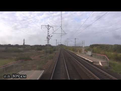 Видео: о.п. 792 км - Райновская - Миллерово (Юго-Восточная ж\д, Северо-Кавказская ж\д)