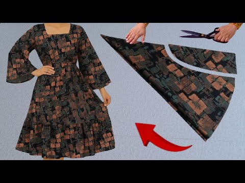 Видео: ♥️Новое💃 Элегантное и удобное стильное платье, которое легко кроить и шить ✂️Так просто, такие ми...