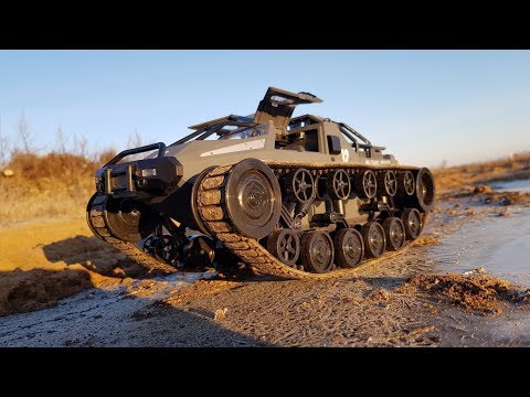 Видео: Ripsaw Super Tank SG 1203 ... Смотри на что он способен радиоуправляемый танк  !