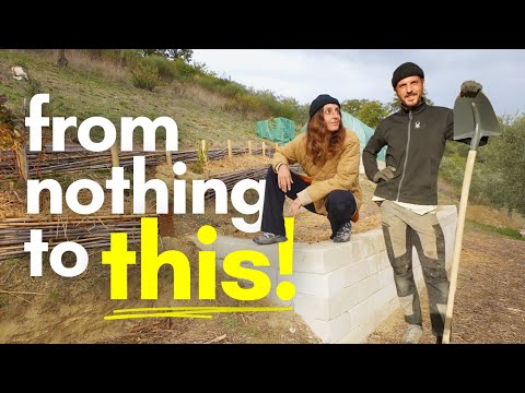 Видео: Мы превратили заброшенную землю в сад мечты! Усадьба без электросети в Италии