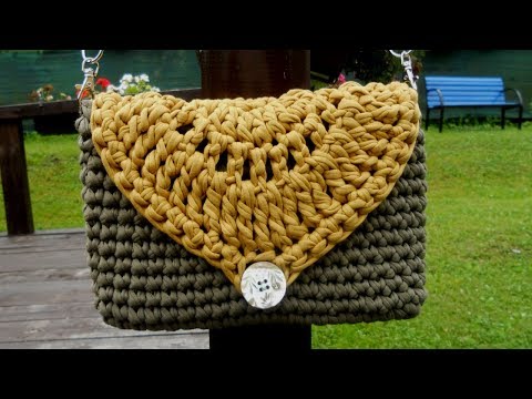Видео: СУМКА ИЗ ТРИКОТАЖНОЙ ПРЯЖИ//СУМКА СЕЗОН 2020//МК//DIY//TUTORIAL
