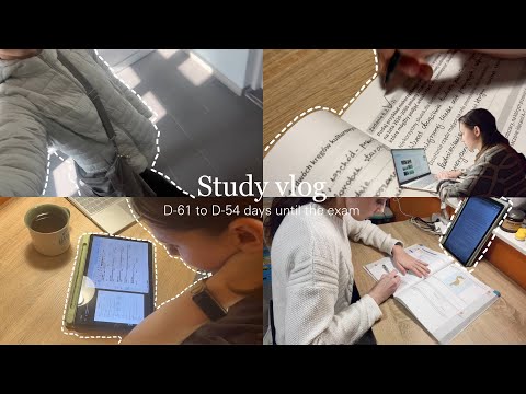 Видео: [ D-61 study vlog] до экзаменов 2 месяца, учусь 25/8 🫠