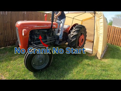 Видео: Замена неисправного выключателя нейтральной передачи на дизельном двигателе Massey Ferguson 35