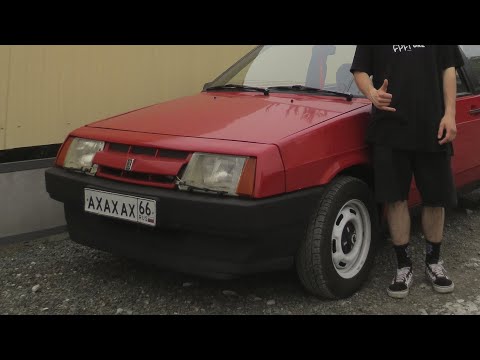 Видео: ВАЗ 2108 | идеальная морда, дворники на фары, губа golf 3, сделал короткое крыло из длинного, чешки