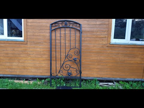 Видео: Калитка в забор из профильной трубы / gate in the fence