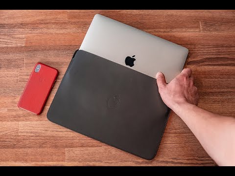 Видео: Обзор Apple Leather Sleeve для MacBook + лучшие чехлы