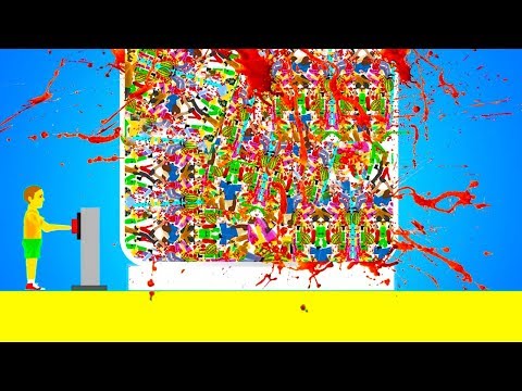 Видео: МЕГА ЭПИК! СУМАСШЕДШАЯ МЯСОРУБКА-БЛЕНДЕР! 100% САМЫЙ ХАРДКОРНЫЙ ЧЕЛЛЕНДЖ В ХЭППИ ВИЛС (Happy Wheels)