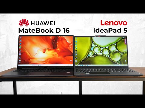 Видео: От Huawei ему фигово. Сравнение ноутбуков Huawei MateBook D 16 и Lenovo IdeaPad 5 с Ryzen 5 / ОБЗОР