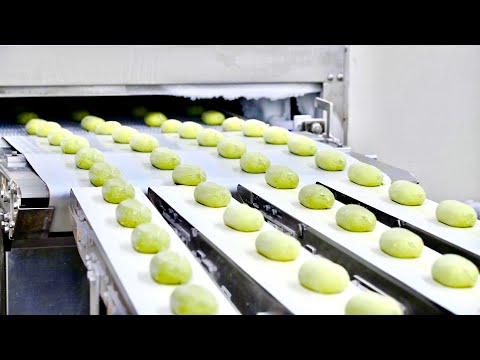 Видео: Линия по производству хлеба на Тайване