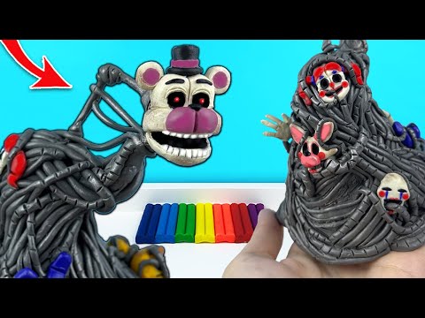 Видео: Лепим БЛОБ - Сгусток из новой игры ФНАФ 9 ► FNAF Security Breach | Лепка ОК