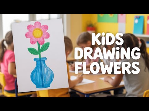 Видео: 🌺 Як намалювати квітку покроково 🖌️  #малювання  #творчість #малюєморазом