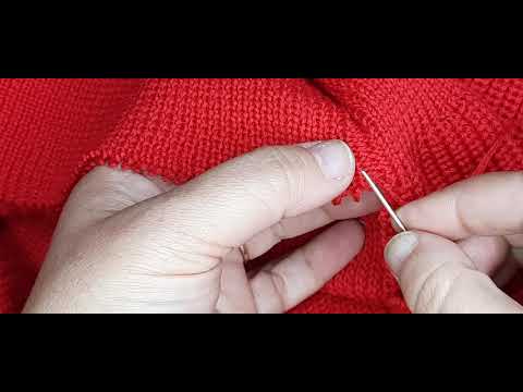 Видео: Как укоротить изделие, связанное полуфангом.