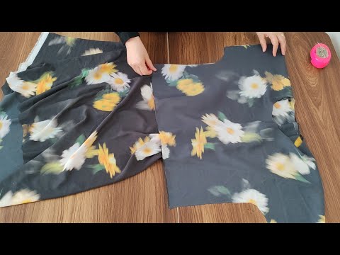 Видео: 🌼 Самые простые шаги к шитью великолепного наряда (кройка без выкройки) 🌼